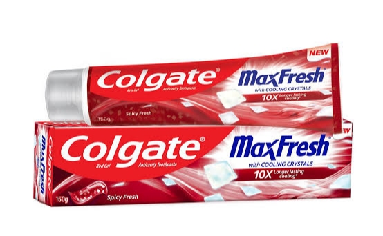 COLGATE MAX FRESH SPICY RED ZEL ANTICAVITY TOOTHPAST 150gm