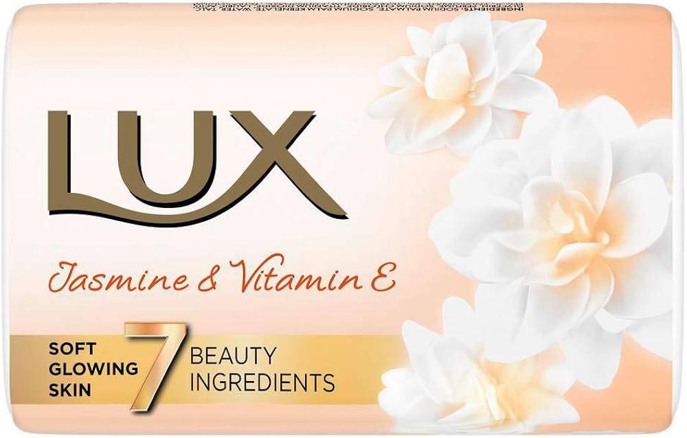 LUX VALVET GLOW JASMINE VITAMIN E SOAP (75gm×4) Pack
