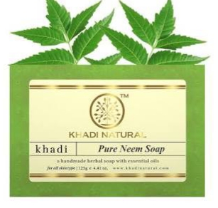 KHADI PURE NEEM HANDMADE HERBÀL SOAP 125gm