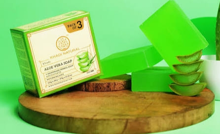 KHADI ORGANIQUE ALOEVERA SOAP 125gm