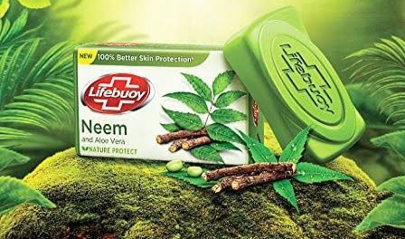 LIFEBUOY NEEM & ALOE VERA BATHING SOAP 100gm