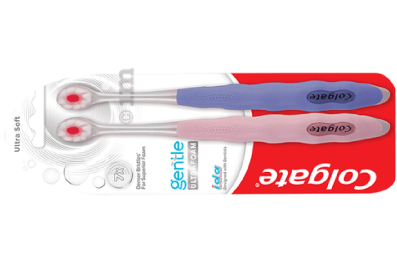 COLGATE GENTLE ULTRA FOAM AND ULTRA SOFT TOOTHBRUSH 2 PC